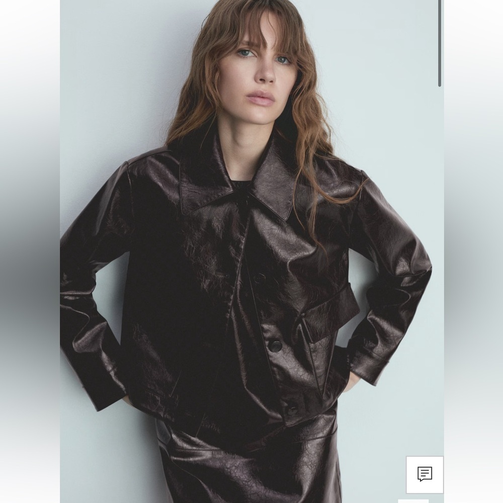 Mango Pocket Textured Jacket